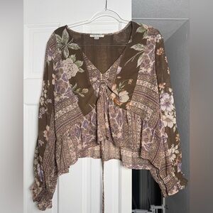 XL boho blouse AE